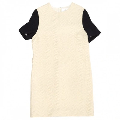 Pre-owned Victoria Beckham Mid-length Dress In Beige