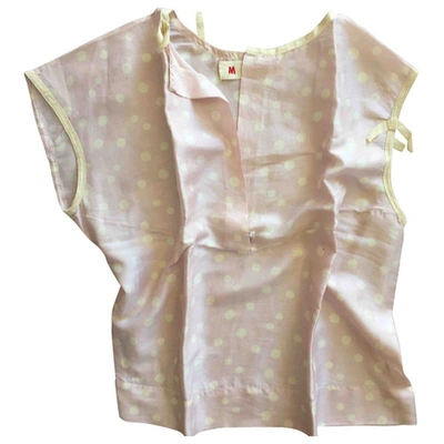 Pre-owned Marni Pink Silk Top