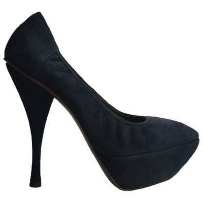 Pre-owned Marni Pumps In Navy
