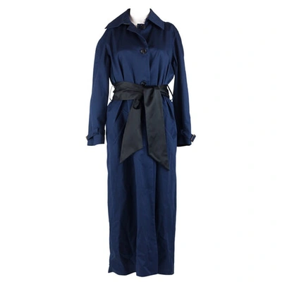 Pre-owned Veda Navy Cotton Coat