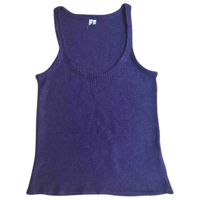 Pre-owned Iro Wool Camisole In Purple