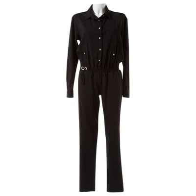 Pre-owned Anthony Vaccarello Black Wool Jumpsuit
