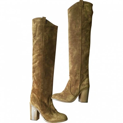 Pre-owned Laurence Dacade Boots In Camel