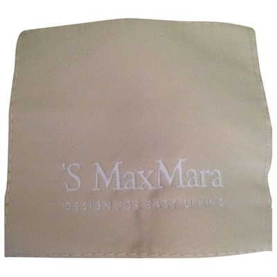 Pre-owned Max Mara Ecru Cotton Trench Coat