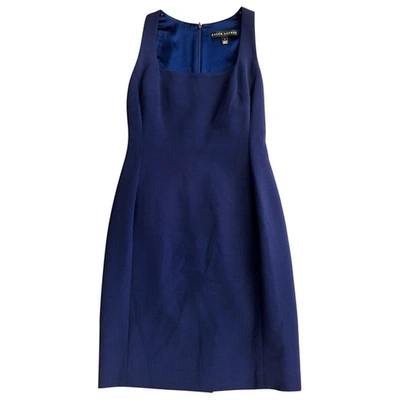 Pre-owned Ralph Lauren Mid-length Wool Dress In Blue