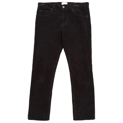 Pre-owned Laurence Dolige Slim Pants In Grey