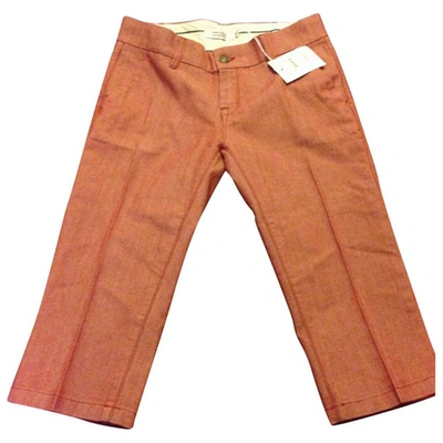 Pre-owned Comptoir Des Cotonniers Trousers In Red