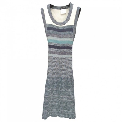 Pre-owned Chanel Mid-length Dress In Metallic