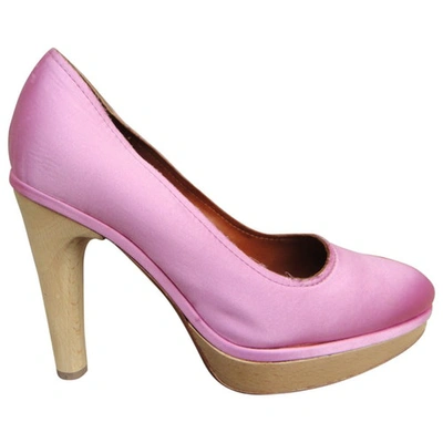 Pre-owned Lanvin Leather Pumps In Pink