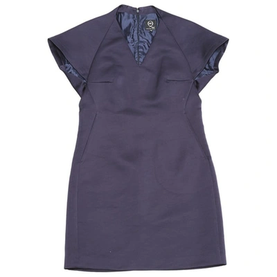 Pre-owned Mcq By Alexander Mcqueen Mid-length Dress In Blue