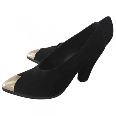 Pre-owned Surface To Air Heels In Black