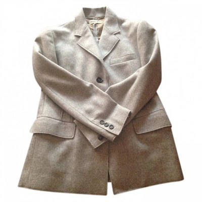 Pre-owned Alberto Biani Wool Blazer In Grey