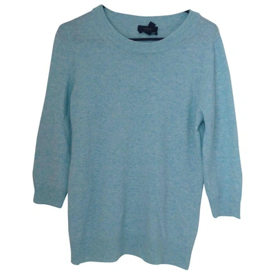 Pre-owned Jcrew Cashmere Top In Blue
