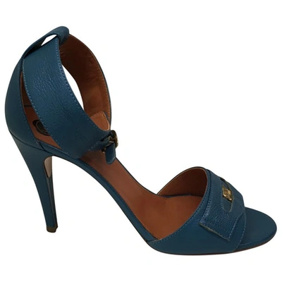Pre-owned Viktor & Rolf Leather Sandals In Blue
