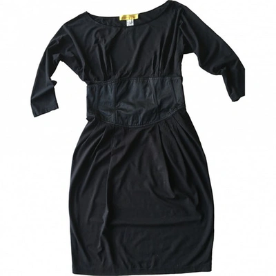 Pre-owned Catherine Malandrino Mid-lenght Dress In Black