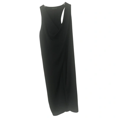Pre-owned Patrizia Pepe Mid-lenght Dress In Black
