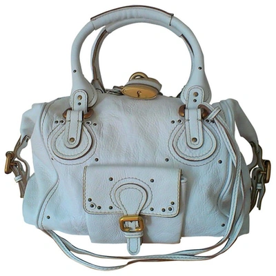 Pre-owned Chloé White Leather Handbag