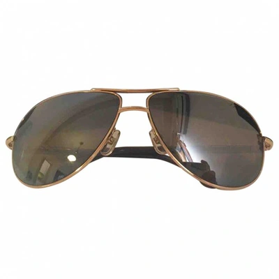 Pre-owned S.t. Dupont Brown Metal Sunglasses