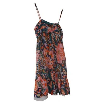 Pre-owned Sandro Multicolour Silk Dress