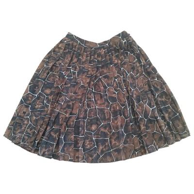 Pre-owned Cacharel Mini Skirt In Brown