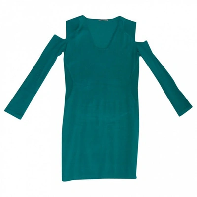 Pre-owned Versace Dress In Green