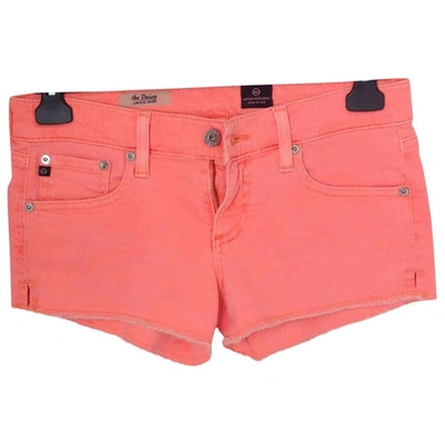 Pre-owned Ag Orange Cotton Shorts