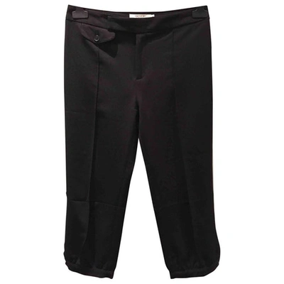 Pre-owned Comptoir Des Cotonniers Capri Pants In Black
