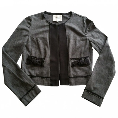 Pre-owned Lanvin Wool Blazer In Anthracite