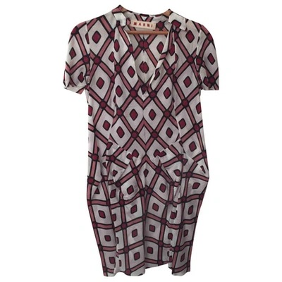 Pre-owned Marni Silk Mid-length Dress In Other