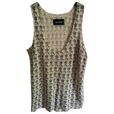 Pre-owned Zadig & Voltaire Linen Tank Top In Other