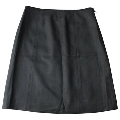 Pre-owned Louis Vuitton Wool Skirt Suit In Black