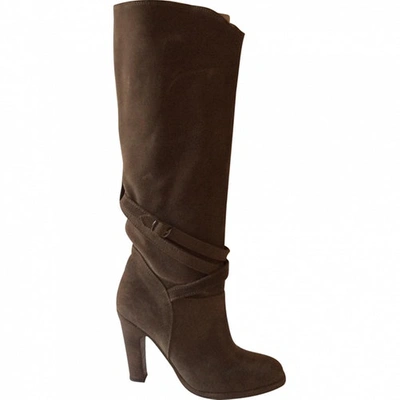 Pre-owned Comptoir Des Cotonniers Boots In Khaki