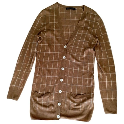 Pre-owned Ralph Lauren Long Cardigan In Camel