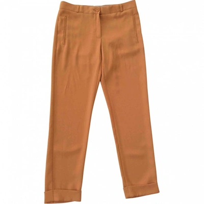 Pre-owned Mauro Grifoni Chino Pants In Camel