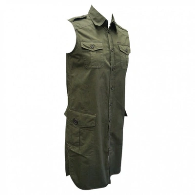 Pre-owned Dsquared2 Mid-length Dress In Khaki