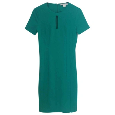 Pre-owned Diane Von Furstenberg Mini Dress In Green