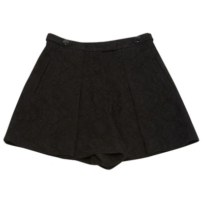 Pre-owned Victoria Beckham Black Cotton Shorts