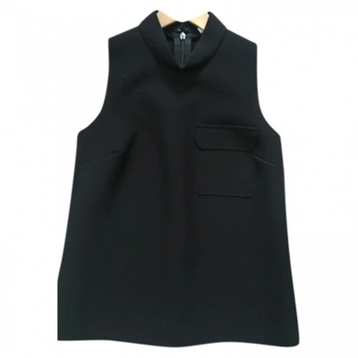 Pre-owned Msgm Black Polyester Top
