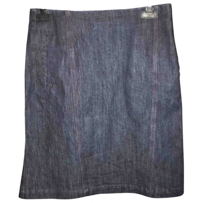 Pre-owned Tomas Maier Mid-length Skirt In Blue