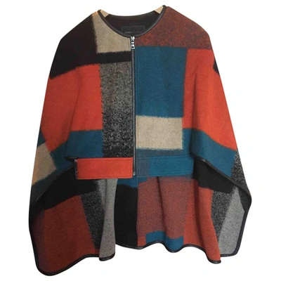 Pre-owned Bcbg Max Azria Wool Coat In Multicolour