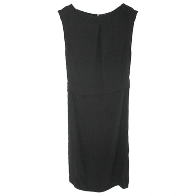 Pre-owned Comptoir Des Cotonniers Mid-lenght Dress In Black