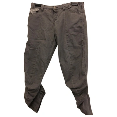 Pre-owned Mcq By Alexander Mcqueen Trousers In Grey