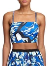 CLOVER CANYON Printed Cropped Top