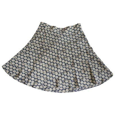 Pre-owned Marc Jacobs Silk Mid-length Skirt In Beige