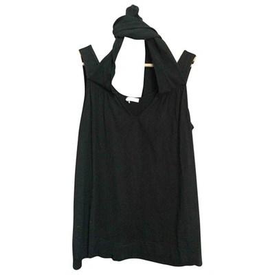 Pre-owned Cacharel Silk Vest In Black