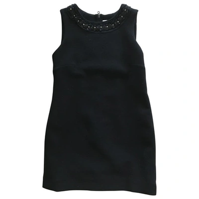 Pre-owned P.a.r.o.s.h Wool Dress In Black