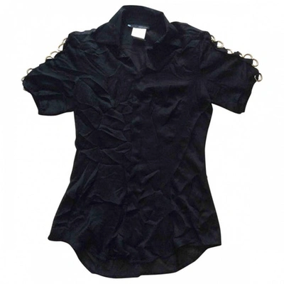 Pre-owned Dsquared2 Silk Shirt In Black