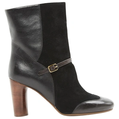 Pre-owned Marc By Marc Jacobs Ankle Boots In Black