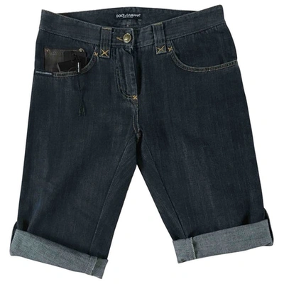 Pre-owned Dolce & Gabbana Short Jeans In Blue
