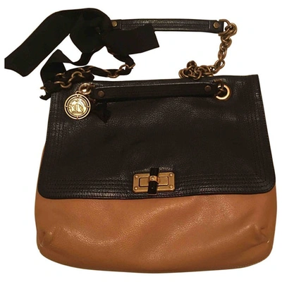 Pre-owned Lanvin Happy Leather Handbag In Multicolour